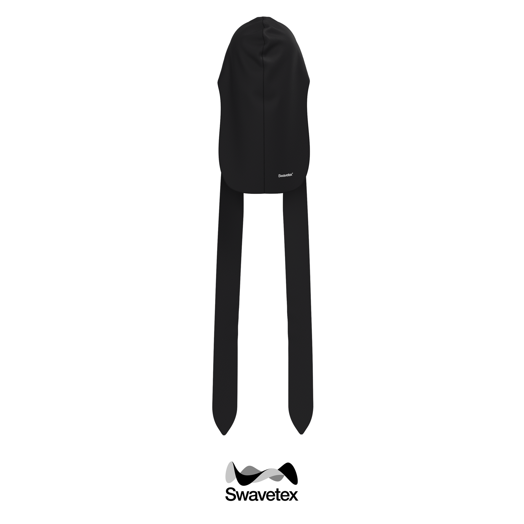 Swavetex premium black durag with smooth fabric and secure everyday fit