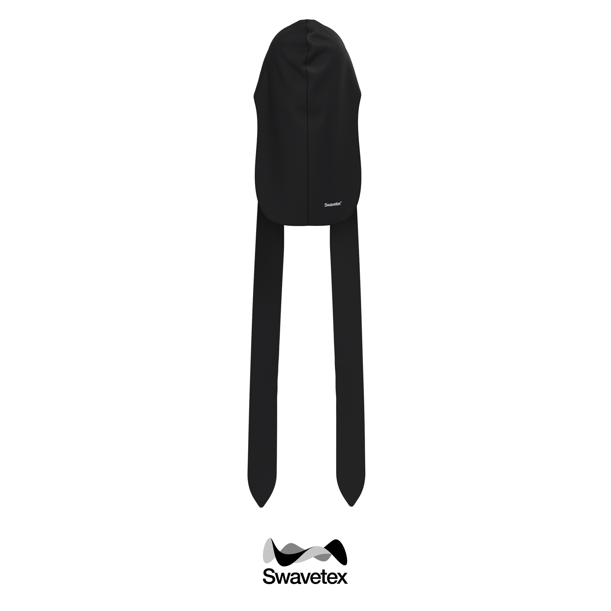 Swavetex premium black durag with smooth fabric and secure everyday fit