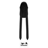 Swavetex black durag product front view with premium smooth finish