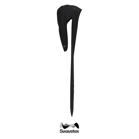Black performance durag for men made for waves, workouts, and daily wear